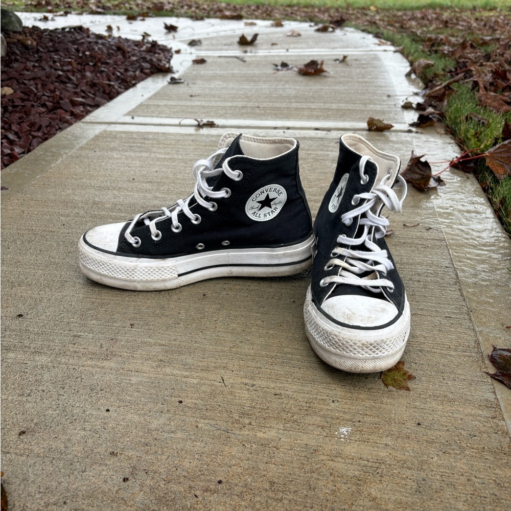 Converse Classic Black and White High-Tops